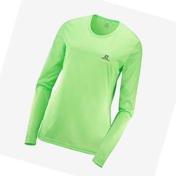 Salomon AGILE Tricko Damske Zelene | SK 3066VRW